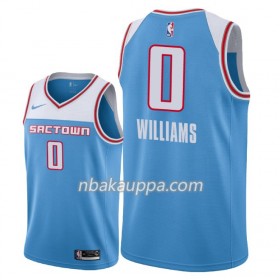 Sacramento Kings Troy Williams 0 2018-19 Nike City Edition Sininen Pelipaidat Swingman - Miesten